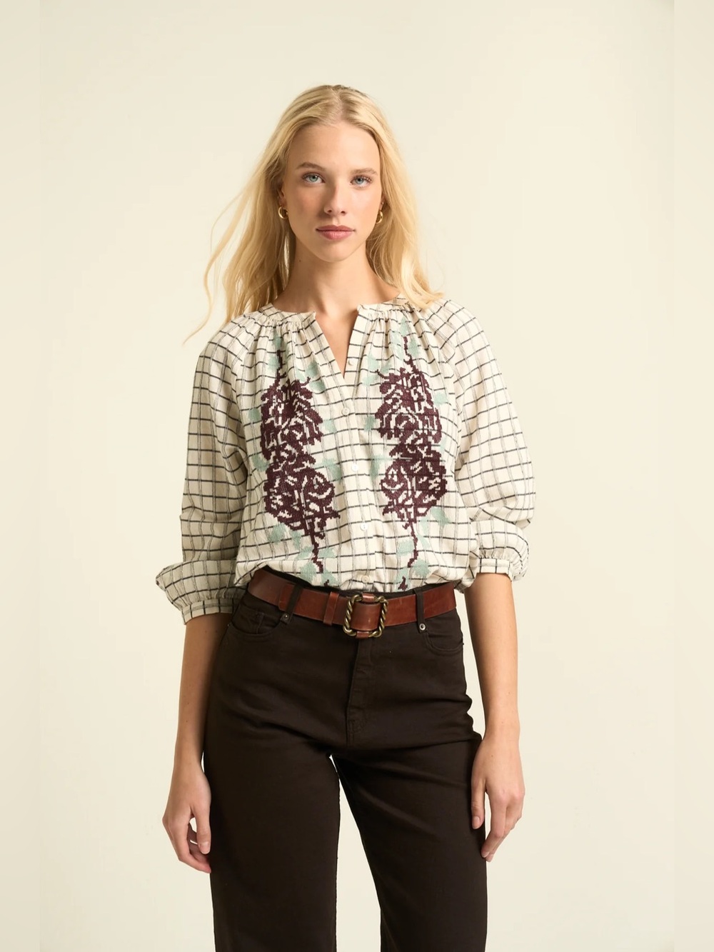 Sonmer Kelly Blouse Ecru